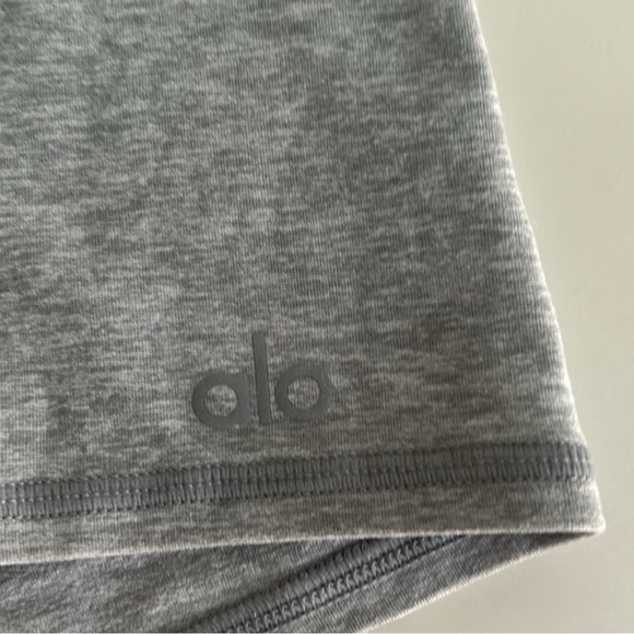 ALO Yoga Gray Athletic Shorts - Picture 2 of 7